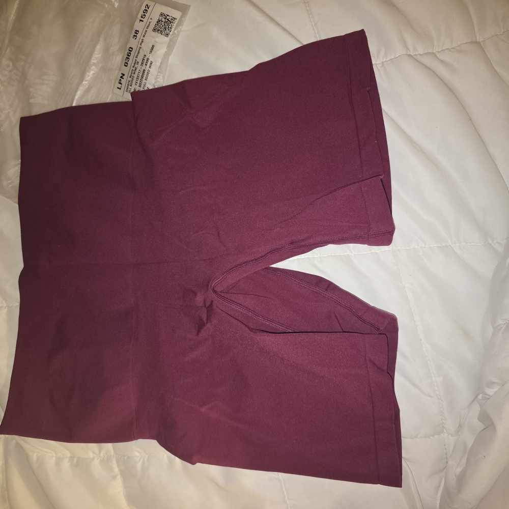 YITTY Women's Rich Burgundy Bike Shorts